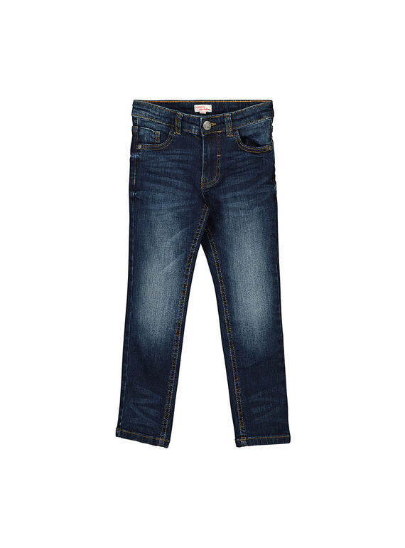 Jeans mit geradem Bein für Jungen FOJOREGJEA1 / 19S902Y1D29704