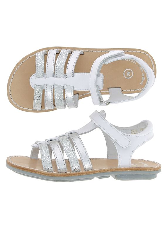Girls' leather sandals CFSANDIBEL / 18SK35W2D0E000