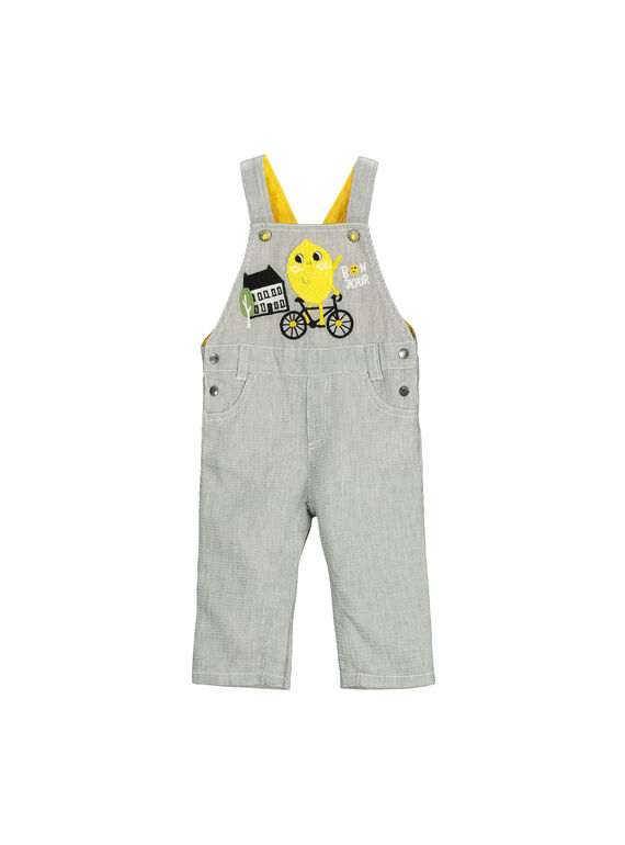 Gestreifte Baby-Latzhose für Jungen FULISAL / 19SG1021SAL099