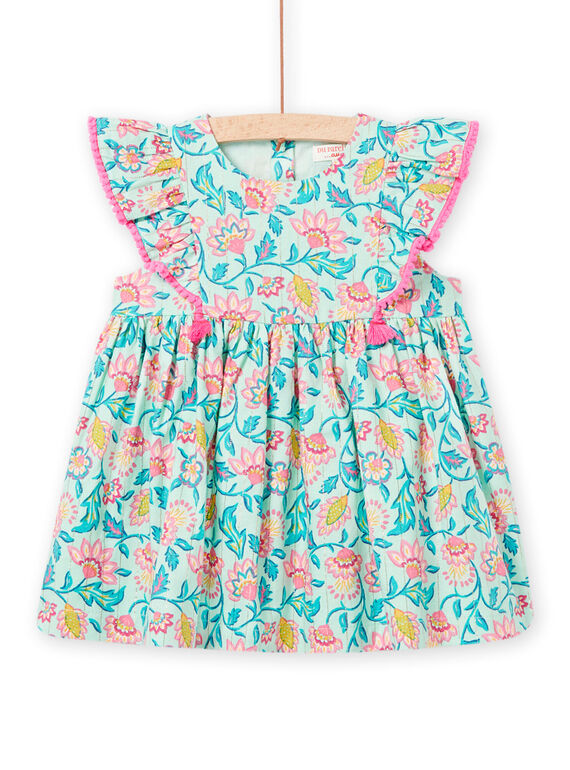 Light green DRESS NIGAROB1 / 22SG09O2ROB611