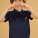 Polo-Shirt aus Piqué mit Dinosaurier-Badge