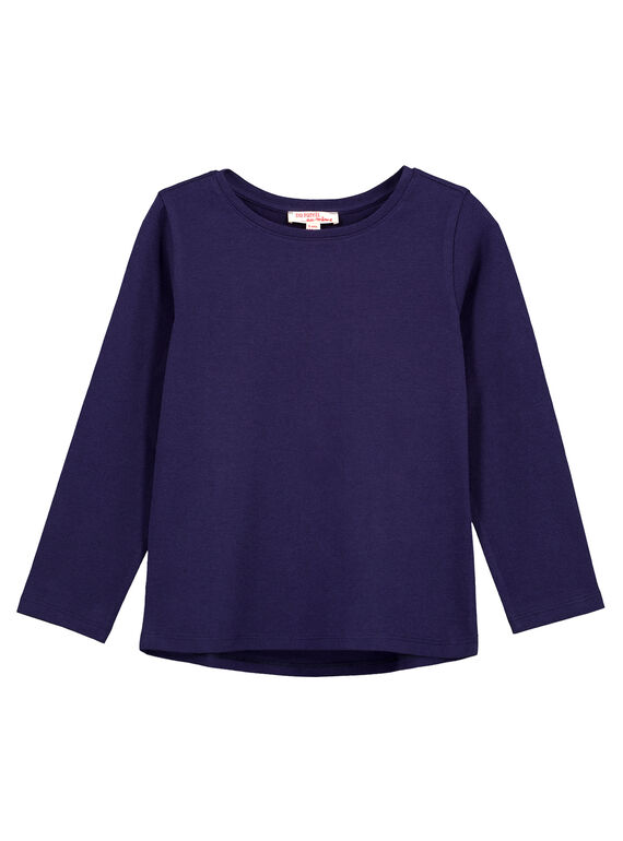 Navy Longsleeve T-SHIRT GAESTEE2 / 19W901U2D32070