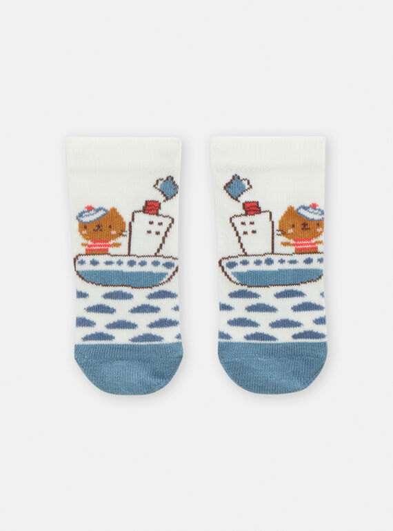 Off-white Socken mit Matrosenkatzen-Muster TOU2CHO1 / 24SF41I1SOQA001