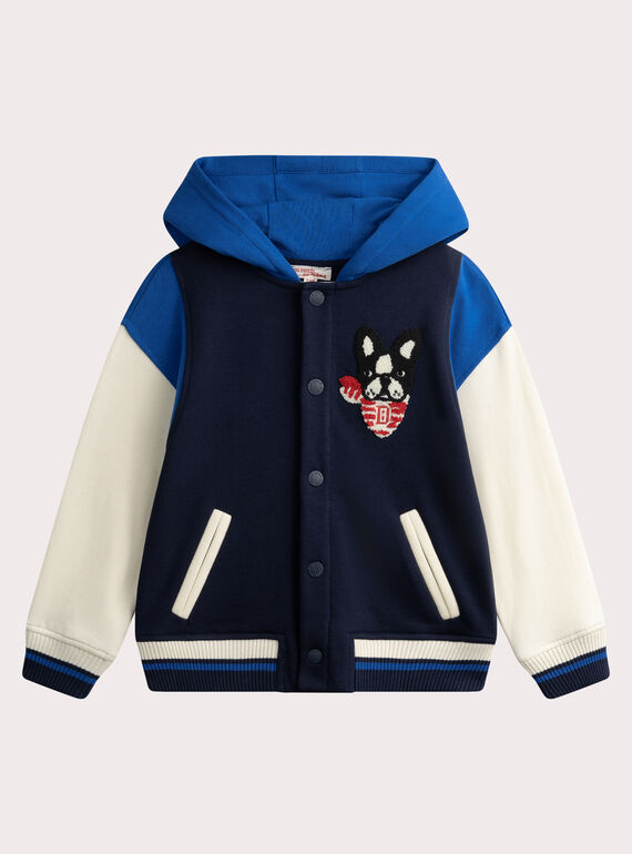 Dreifarbiger Teddy mit Hunde-Motiv WOKAGIL / 25S90231GILC243