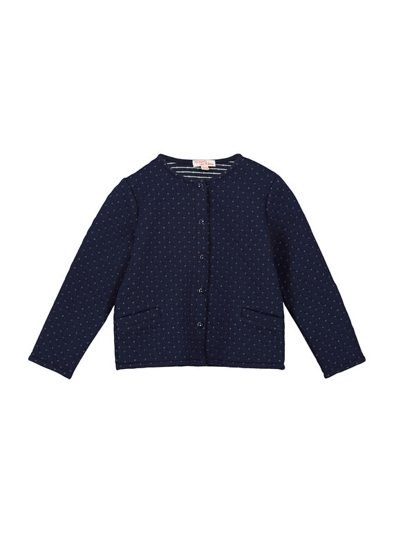 Paillettenbesetzte Fleece-Weste für Mädchen FAJOCAR3 / 19S901Y3D3C070