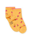 Orangefarbene Socken NYAHOCHO / 22SI01T1SOQ109