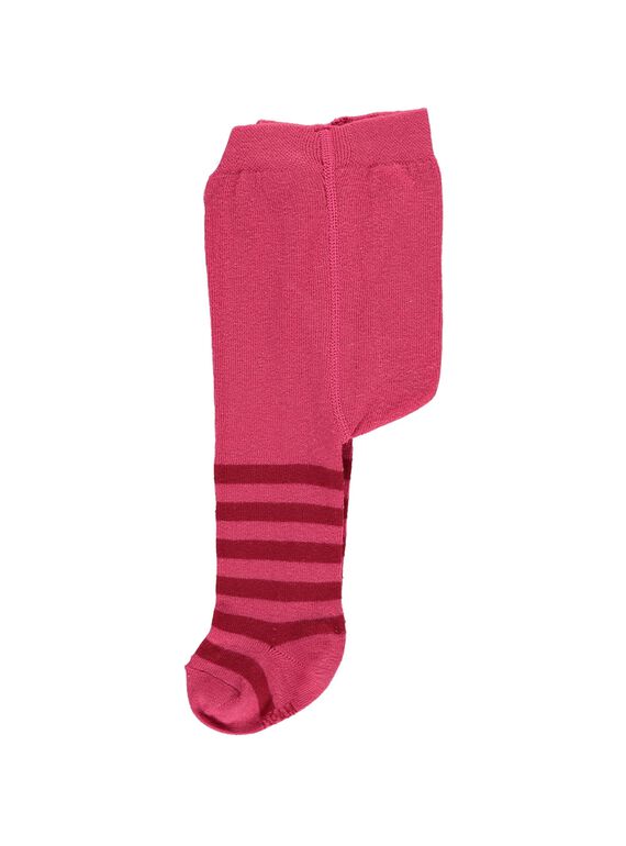Baby girls' striped tights DYIPINCOL / 18WI09P1COL099