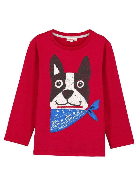 Leuchtend rotes T-Shirt GOTRITEE3 / 19W902J2TML050
