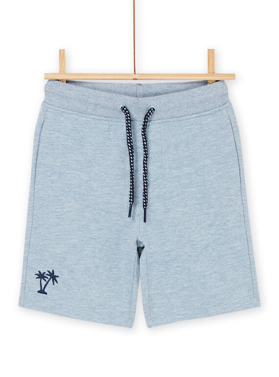 Blaue Bermuda-Shorts aus Fleece ROJOBER1 / 23S90296BER222