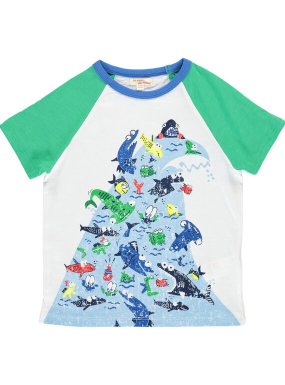 Boys' short-sleeved T-shirt COMATI1 / 18S902U1TMC000