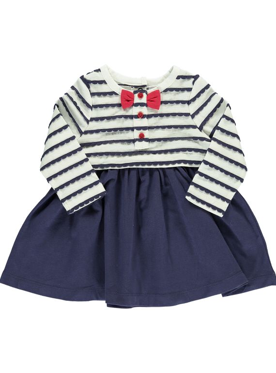 Baby girls' 2-in-1 effect dress CIDEROB4 / 18SG09F4ROB099
