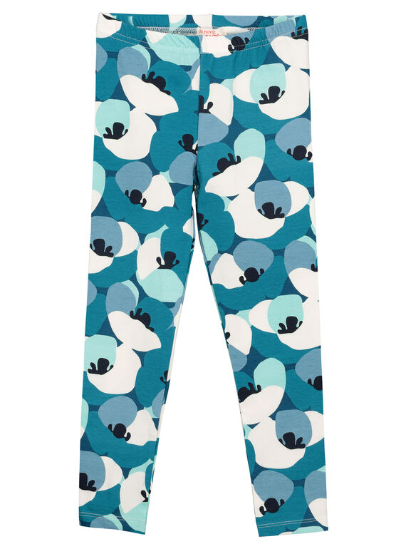 Bedruckte Leggings für Mädchen FYABELEG1 / 19SI01R1CAL099