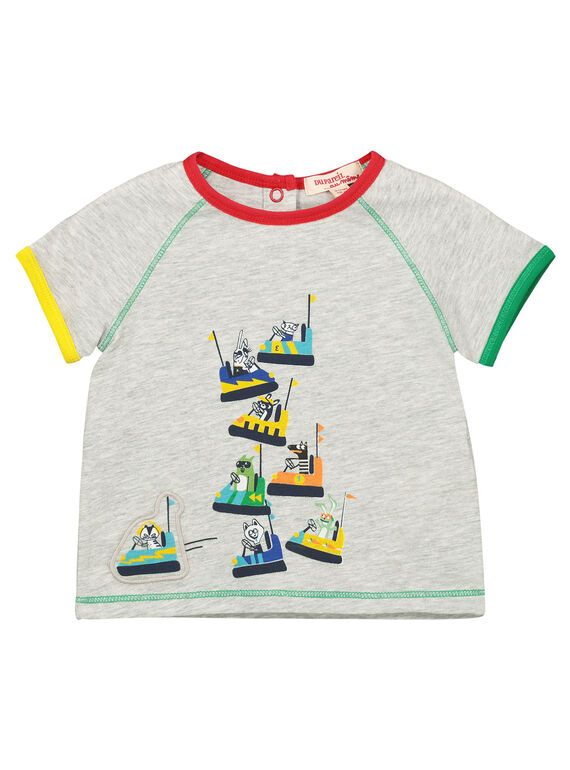 Graues Kurzarm-T-Shirt FUCOTI / 19SG1081TMCJ906