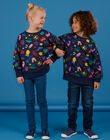 Ausgefallenes Sweatshirt mit Druck ROMIXSWE2 / 23S902S1SWE070