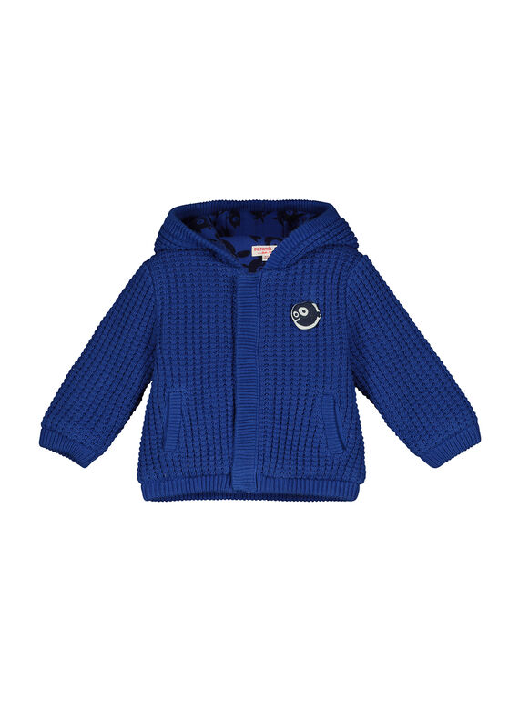 Weste mit Kapuze für Babys Jungen FUGROVES1 / 19SG10X1VES703