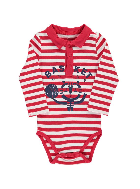 Boys' long-sleeved bodysuit CUDEBOD / 18SG10F1BOD099