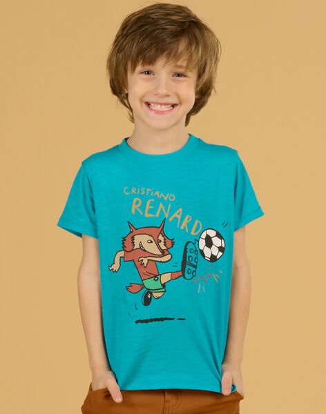T-Shirt mit Fußballmotiv ROJOTI2 / 23S90284TMC202