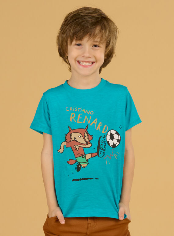 T-Shirt mit Fußballmotiv ROJOTI2 / 23S90284TMC202