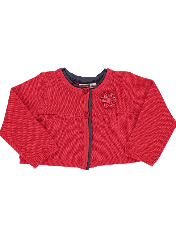 Baby girls' bolero cardigan CIDECAR3 / 18SG09F3CARF518