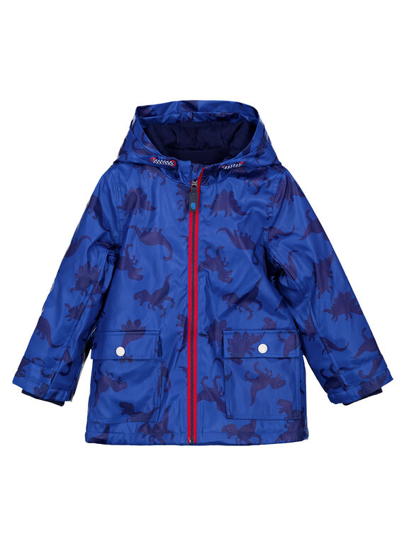 Blauer Regenmantel Dino-Print GOGROIMP / 19W90281IMP208