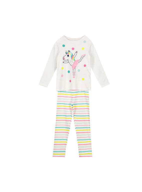 Pyjama aus Baumwolle für Mädchen FEFAPYJLIC / 19SH1193PYJ000