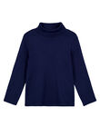 Gerippter Unterziehpullover Marineblau GOESSOU2 / 19W902U4D3B070