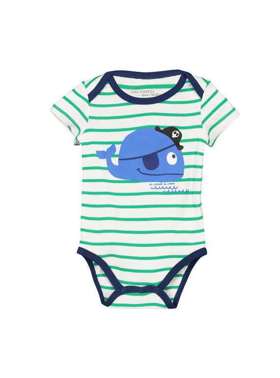 Kurzärmeliger Body für Babys Jungen FEGABODBAL / 19SH14I2BDL099