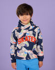 Kapuzen-Sweatshirt mit Sneaker-Print ROPURSWE1 / 23S902L2SWE705