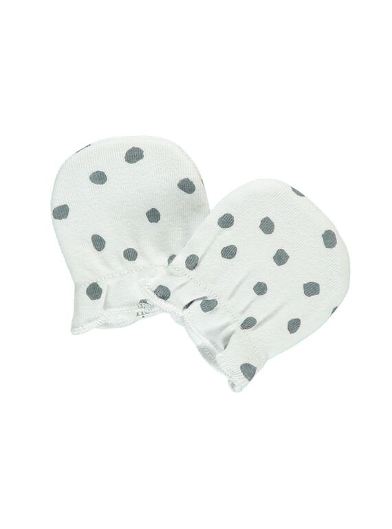 Unisex babies' newborn mittens DOU1GAN / 18WF4211MFN099