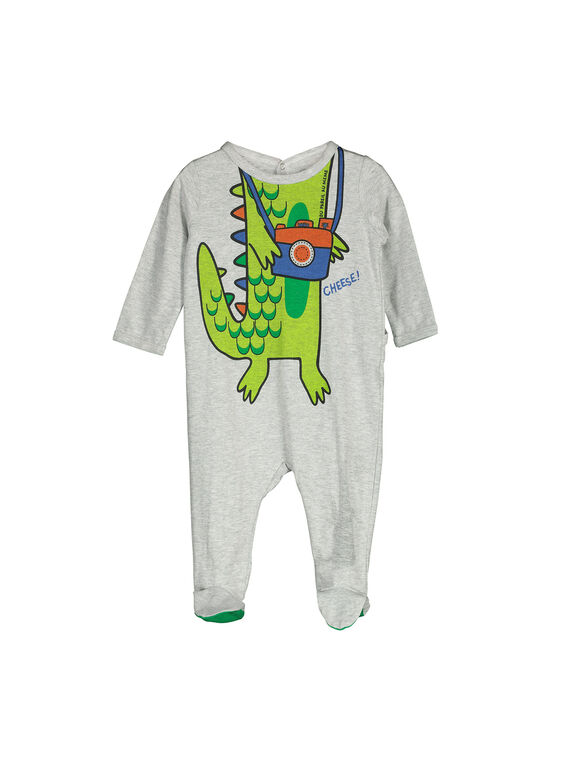 Strampler aus Baumwolle für Babys Jungen FEGAGRECRO / 19SH1446GREJ906