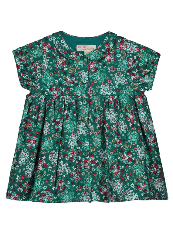 Kurzärmeliges Kleid mit Print GIVEROB1 / 19WG0921ROBG627