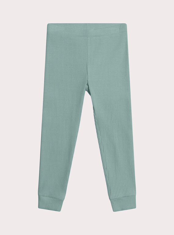 Leggings, blassgrün, Mädchen XYAJOLEG5 / 25WI01E2CALG610