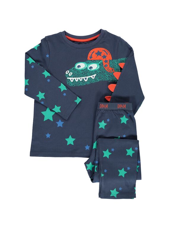 Boys' cotton pyjamas CEGOPYJETO / 18SH1244PYJ720