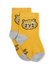 Socken mit Tigermuster PYUJOCHOU1 / 22WI10D6SOQB105