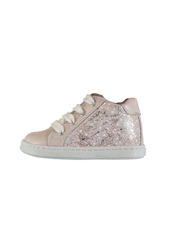 Sportschuhe aus Leder für Babys Mädchen FBFBASLIS / 19SK3742D3F030