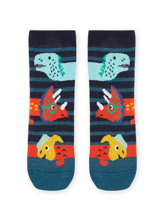 Socken mit Dinosaurier- und Streifenmuster PYOPRICHO / 22WI02P1SOQ705
