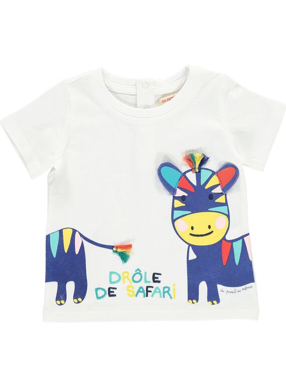 Baby boys' short-sleeved T-shirt CUFRITI1 / 18SG10H1TMC000
