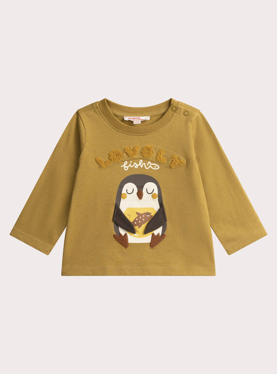 Pinguin-Animation Langarm-T-Shirt für Baby Junge  VUBATEE1 / 24WG10Q2TMLG602