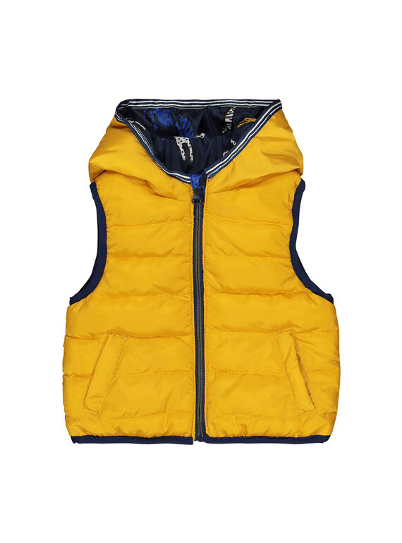 Daunenjacke mit Kapuze für Babys Jungen FUGROBLOU1EX / 19SG10X1PAR070