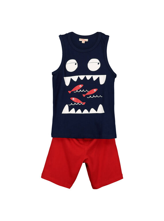 Set aus Tanktop und Shorts für Jungen FOPLAENS1 / 19S902P1ENS070