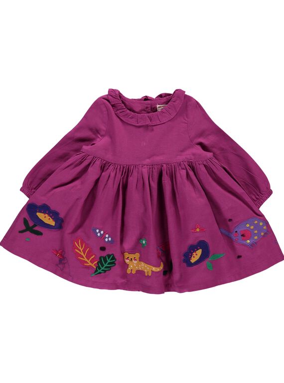 Baby girls' dress DIVIOROB2 / 18WG09H2ROBD312