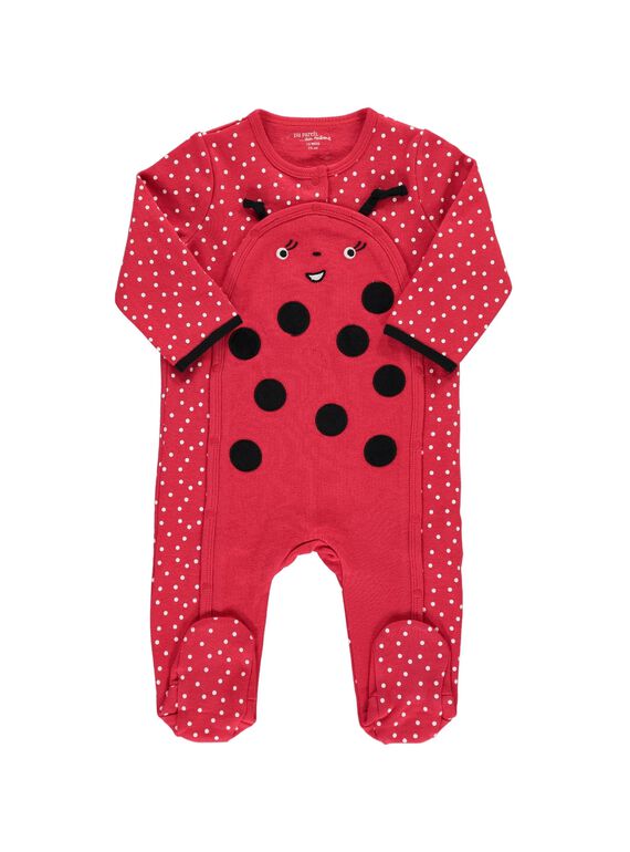 Baby girls' fleece sleepsuit CEFISURPYJ / 18SH1341SPY099