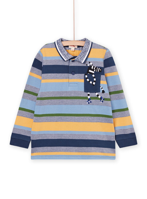 Poloshirt mit Streifenmuster POMOPOL / 22W902N1POL622