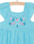 Baby Mädchen blaues Kleid NIFICROB2 / 22SG09U1ROB204