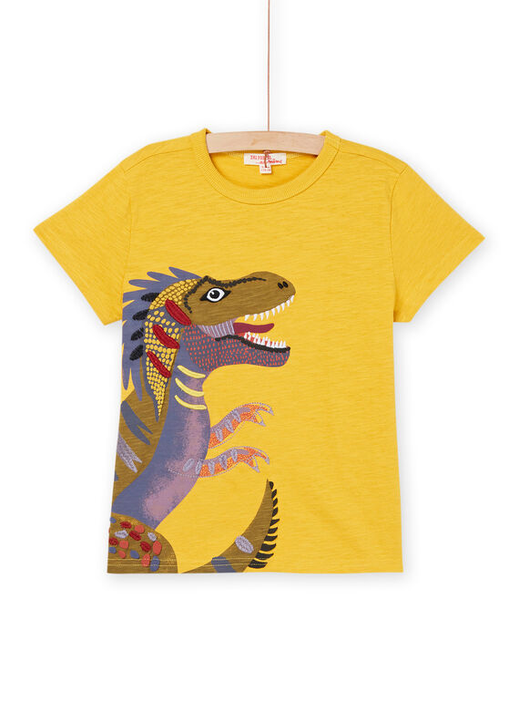T-Shirt mit Dinosaurier-Animation in mehreren Techniken ROMAGTI3 / 23S902T4TMC106