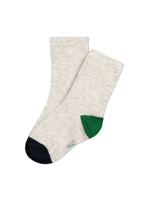 Dreifarbige Socken für Jungen FYOJOCHO4B / 19SI0238SOQJ906