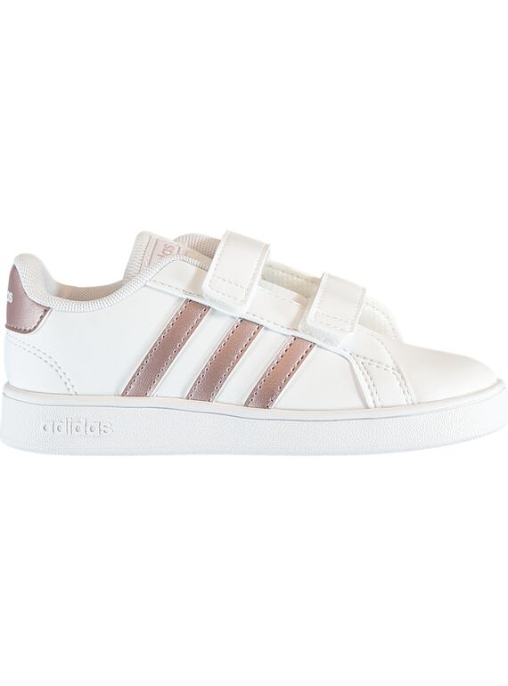 Weiße Sneakers für Babys Mädchen Advantage Clean ADIDAS GBFEF0116 / 19WK37P1D35000