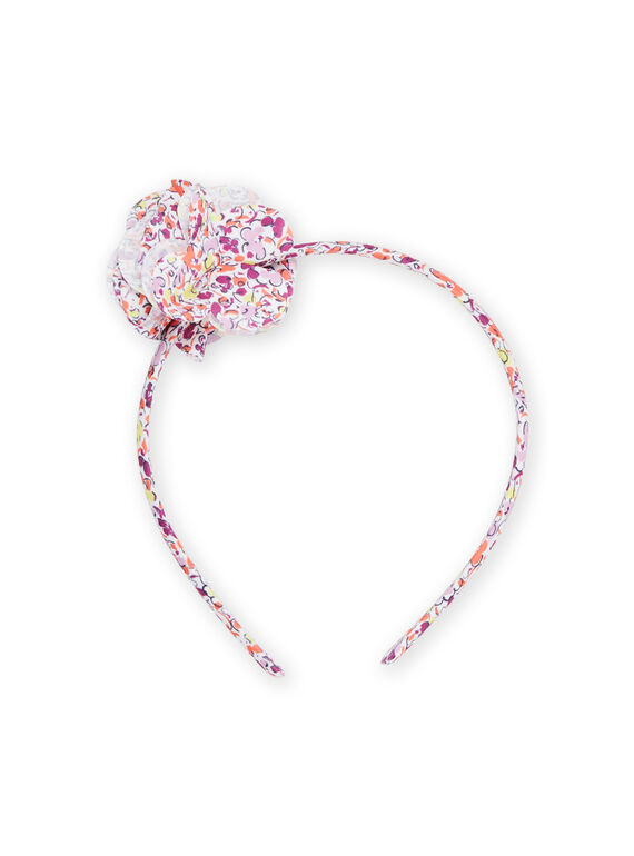 Mädchen-Haarreif in Weiß und Rosa RYAJOSERR3 / 23SI01B6TET000