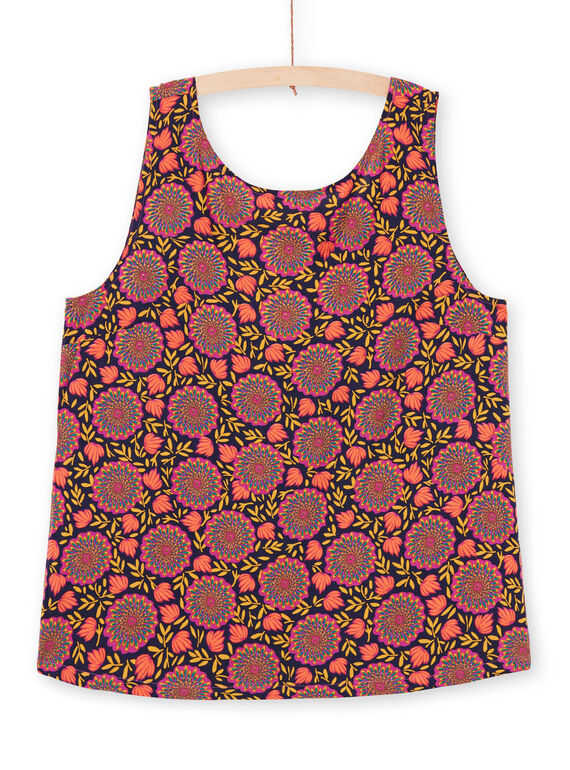 Ärmellose Bluse mit Blumendruck für Frauen LAMUMCHEM1 / 21S993Z1CHEC211