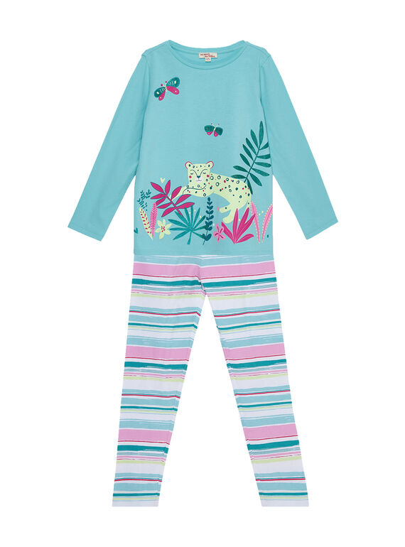 Blauer Pyjama JEFAPYJLEO / 20SH112BPYJC215